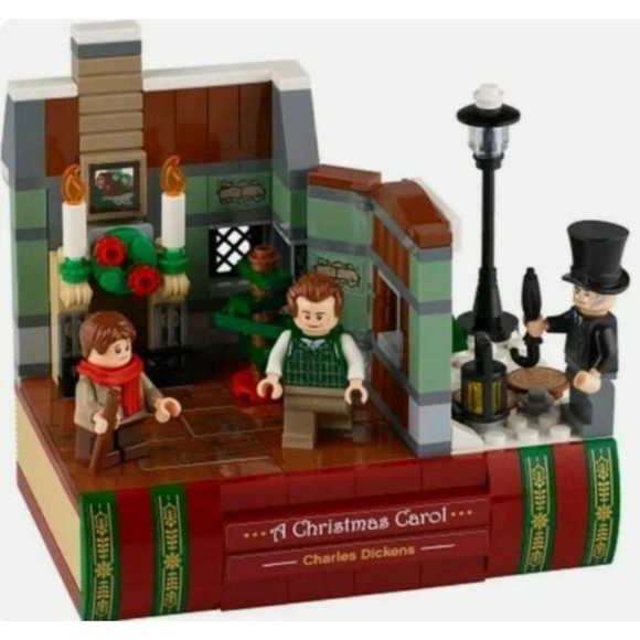 SOLD!! EXCLUSIVE LEGO Holiday & Event 40410 Charles Dickens Tribute Brand NEW - Picture 2 of 2